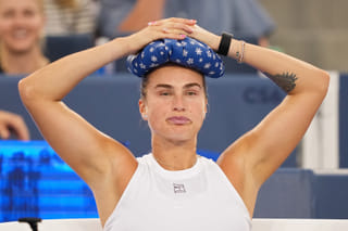 Watch: Aryna Sabalenka shows off football tricks at Cincinnati Open