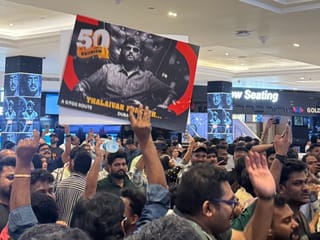 Rajinikanth's Coolie fever sweeps Dubai: Thalaivar fans queue at 2:30 AM, dance with posters and banners 