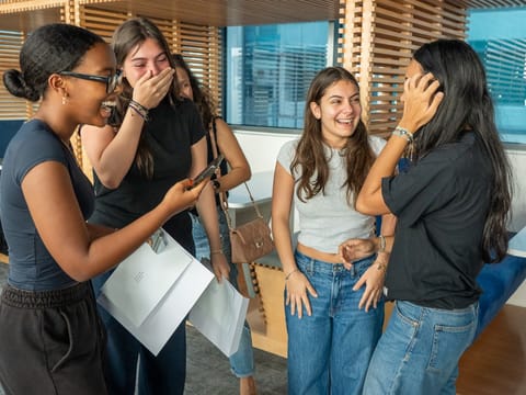 Tears, laughter and hugs as UAE students celebrate record exam results.