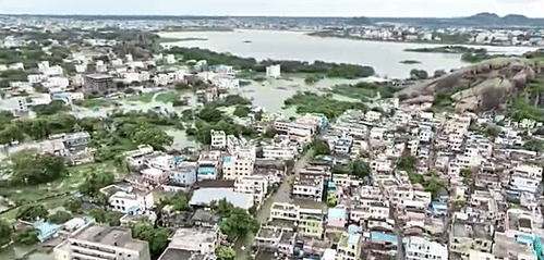 According to Telangana Development Planning Society, Gouraram in Siddipet district recorded highest rainfall of 23.58 cm during the last 24 hours that ended at 5 A.M. on Monday. Mulugu in the same district saw rainfall of 18.63 cm. Islampur in Medak district received 17.85 cm of rainfall.