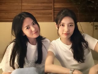 Song Hye-kyo spends relaxed day with 'little sister' Bae Suzy at home, fans gush: 'Two beautiful people' 