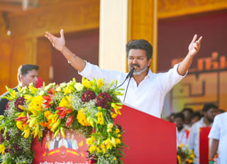 Tamil superstar Vijay plunges into politics with TVK’s mega rally in India 