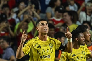 Watch Ronaldo score and deliver his iconic 'Siuuu' celebration in Abu Dhabi against Al Wahda