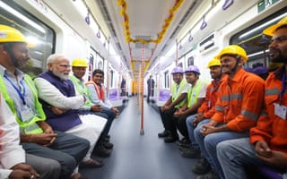 PM Modi inaugurates Kolkata metro stations, expressway projects