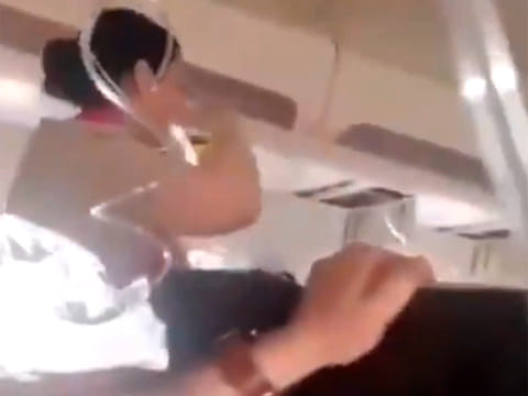 Watch: Panic aboard Ur Airlines flight from Najaf to Beirut before making emergency landing in Baghdad