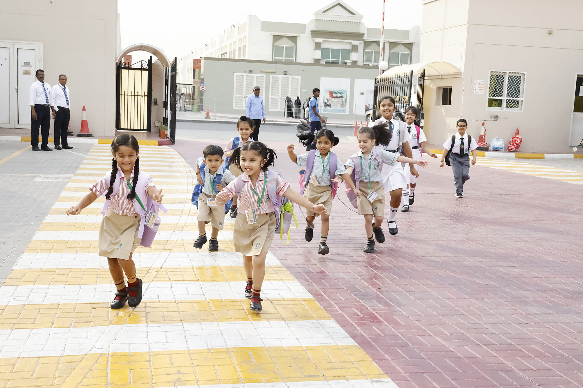 First day after summer break at Delhi Private school in Sharjah.