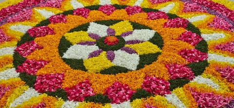 Pookalam: Onam flower decoration