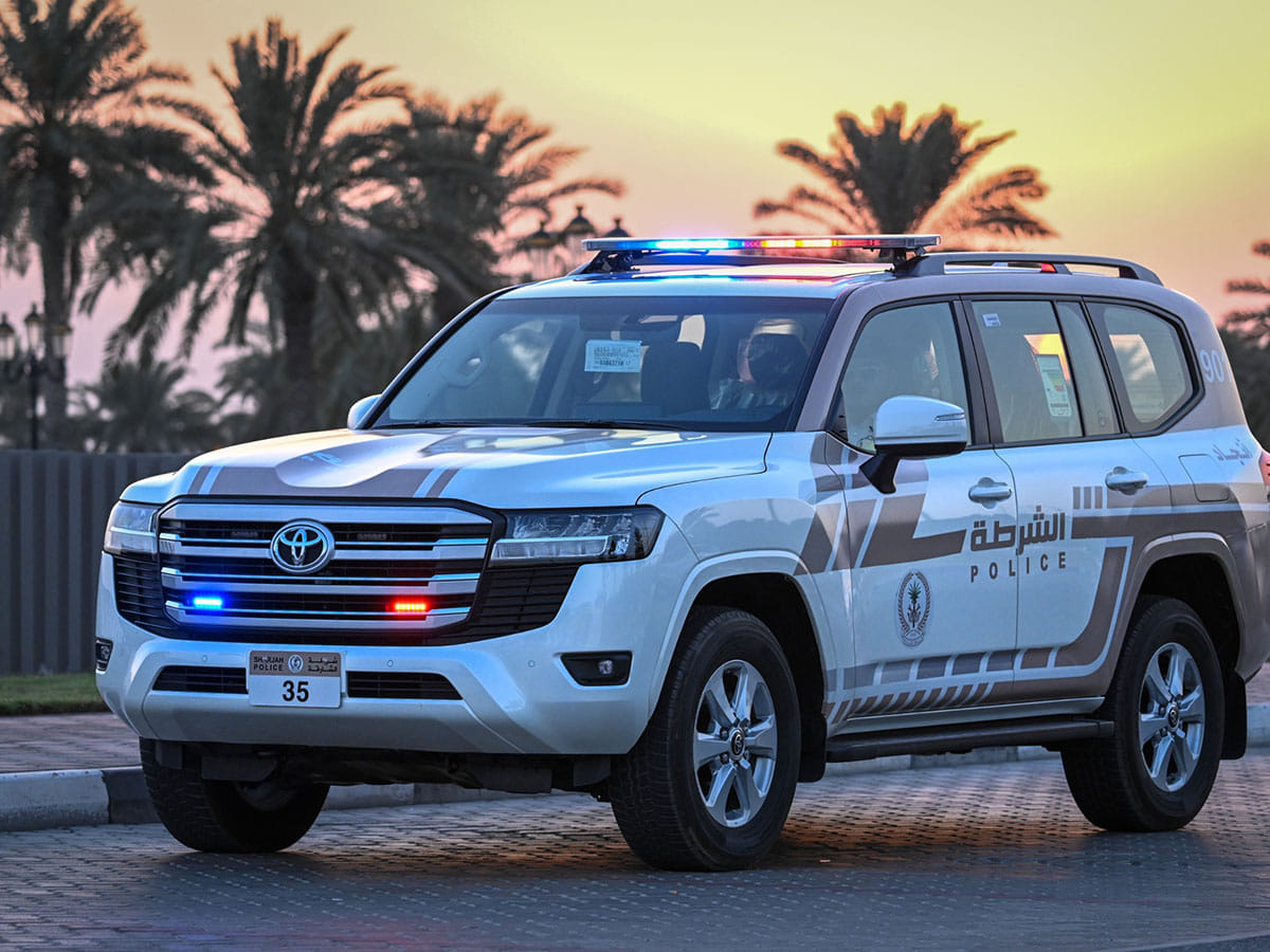 Sharjah Police patrol car