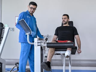 Boy, 12, loses leg to grenade – Abu Dhabi surgery gives him a second chance