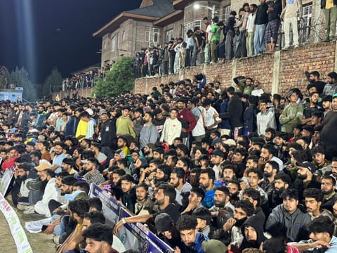 This cricket league at India's Pulwama is an instant hit