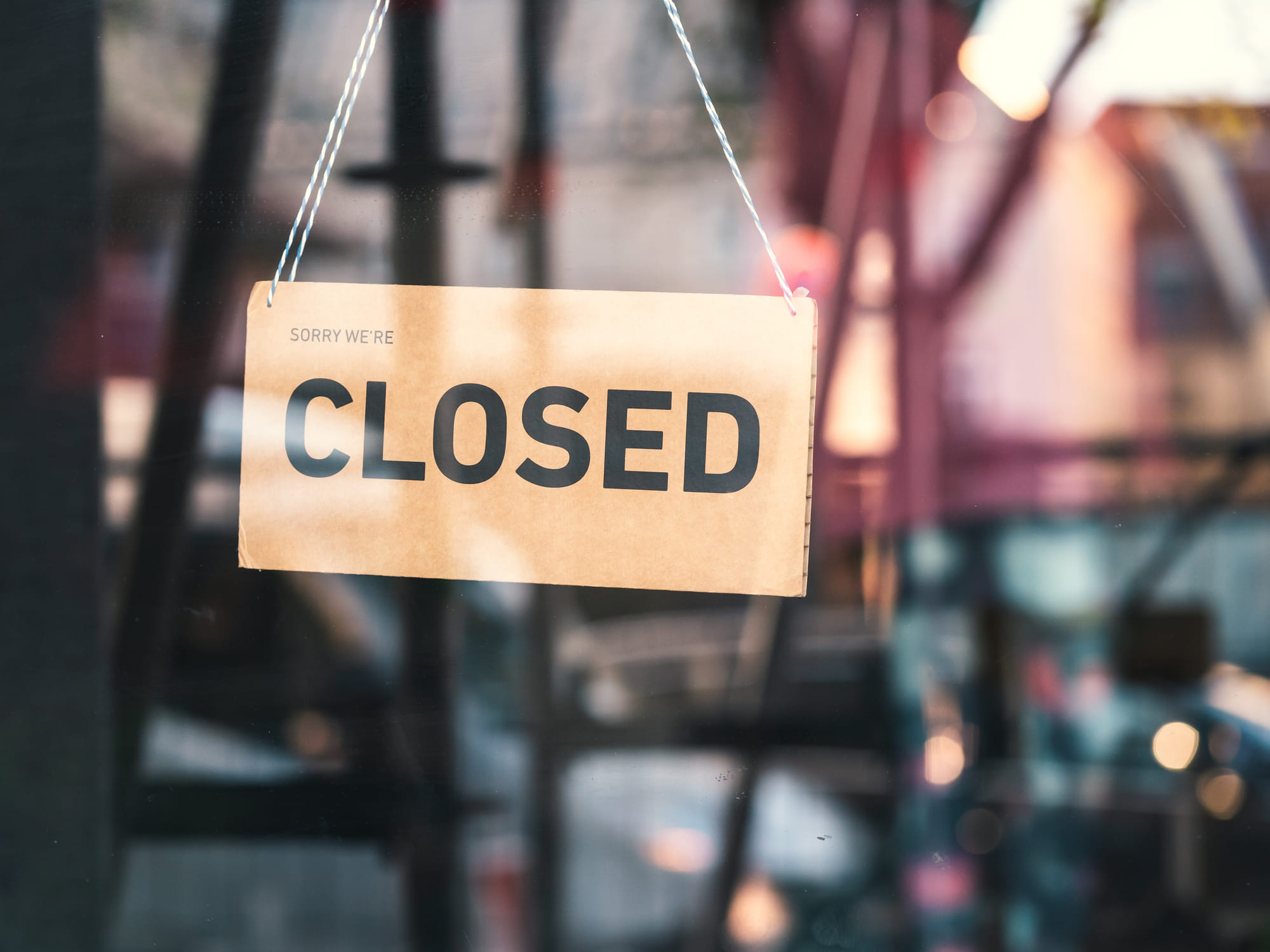 Shop closed