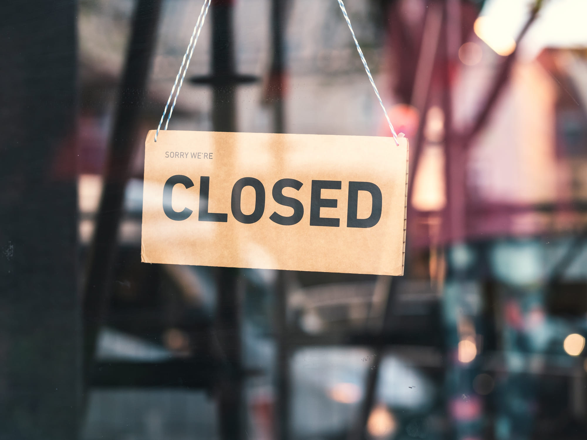 Shop closed