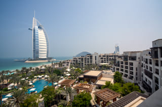 How the ultra-rich holiday in Dubai: Inside a royal suite with private cinema, gym and stunning Jumeirah Burj Al Arab views 
