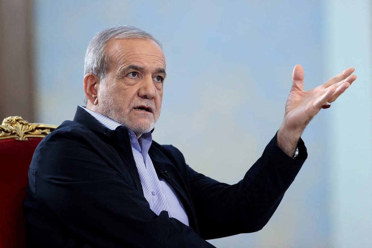 "I must apologise on my own behalf and on behalf of Iran to the neighbouring countries that were attacked by Iran," President Masoud Pezeshkian said.