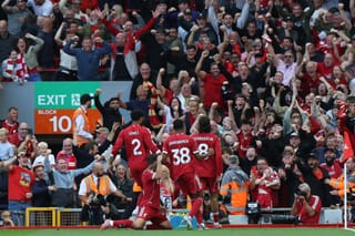 Szoboszlai stunner earns Liverpool win over title rivals Arsenal