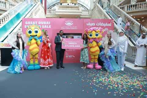 Sweety Stanly from Kerala, India, was named one of the lucky winners of the Great Dubai Summer Sale mega raffle.