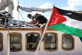 Fierce winds force Gaza aid flotilla back to Barcelona