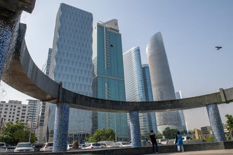 Abu Dhabi skyline 