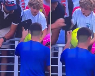 CEO apologises after snatching young fan’s hat from Polish tennis star at US Open
