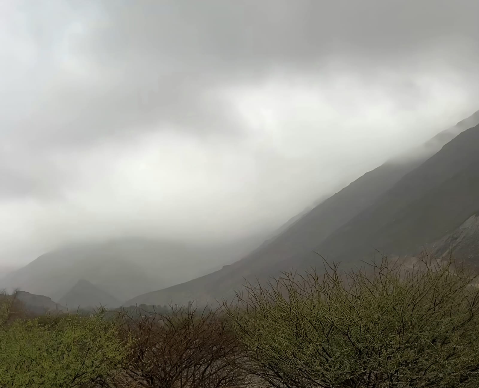 Rain in Fujairah