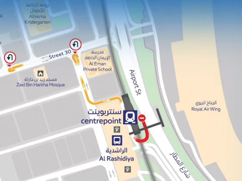 Dubai Metro Blue Line expansion: RTA closes road to Centrepoint Station parking