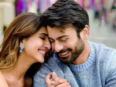 Pakistani actor Fawad Khan and Indian actress Vaani Kapoor 