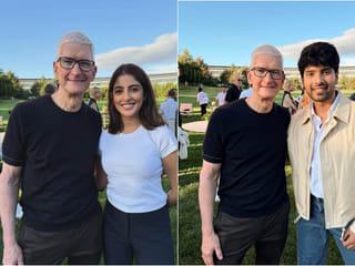 iPhone 17 launch sees Bollywood stars Navya Naveli Nanda and Armaan Malik meet Apple CEO Tim Cook 