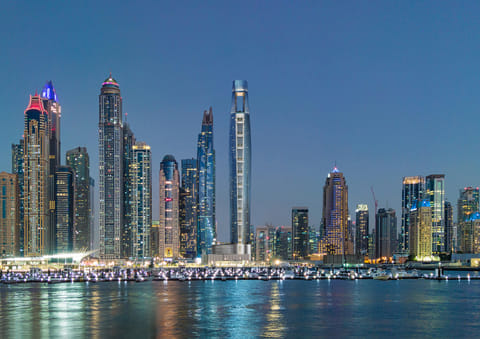 Ciel Dubai Marina (centre): The tower, designed by  Norr, will rise 82 floors to 377 metres, making it the world’s tallest hotel. 