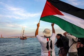 Organisers say Gaza aid flotilla targeted by multiple drones