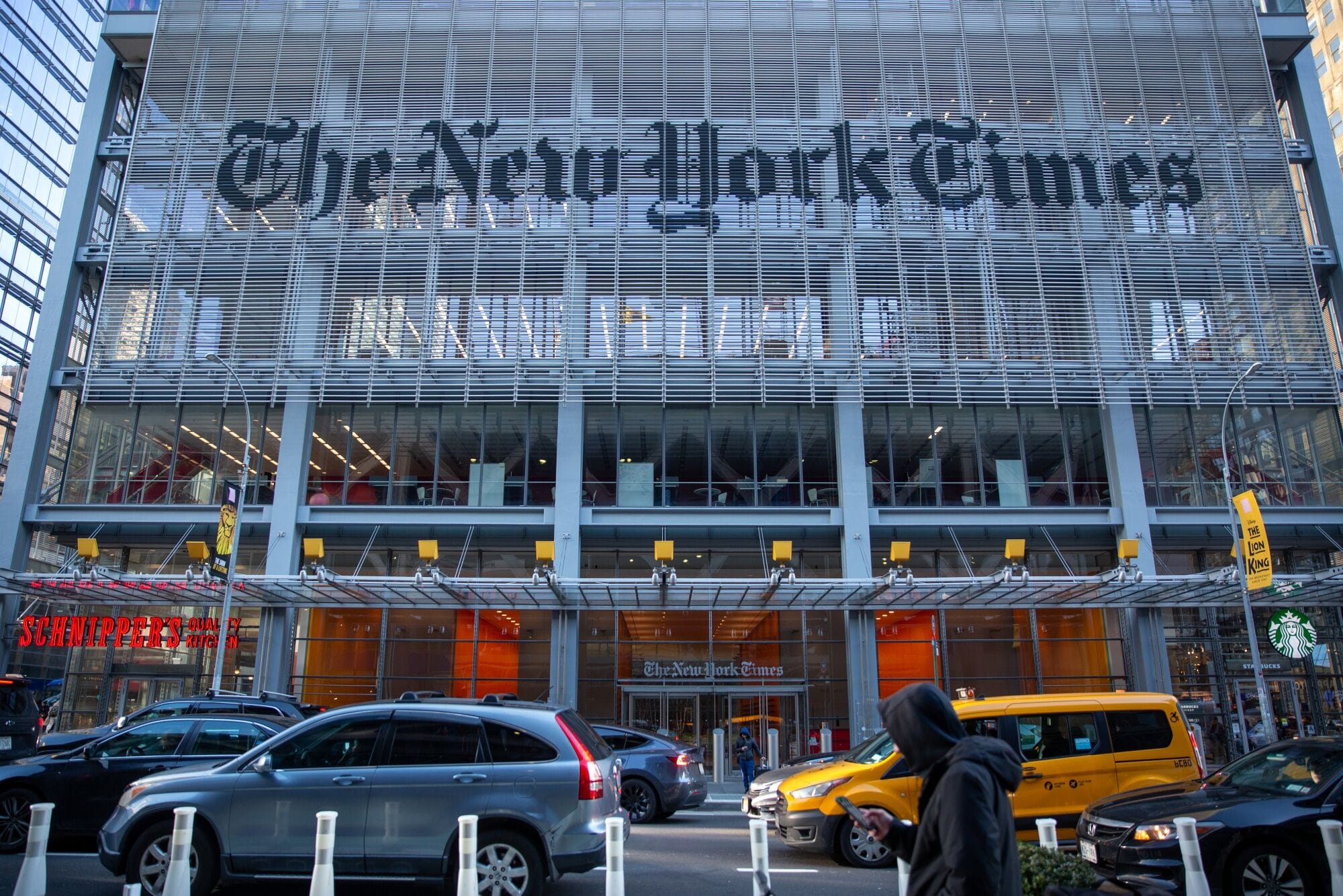 The New York Times reported last week that Trump had threatened legal action against it in relation to its articles on a lewd birthday note allegedly given to sex offender Jeffrey Epstein.