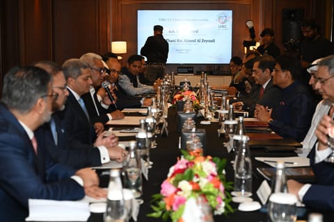 The report followed a high-level closed-door meeting in Dubai attended by Piyush Goyal, India’s Commerce and Industry Minister, and Dr. Thani bin Ahmed Al Zeyoudi, UAE Minister of Foreign Trade, alongside top business leaders from both nations.