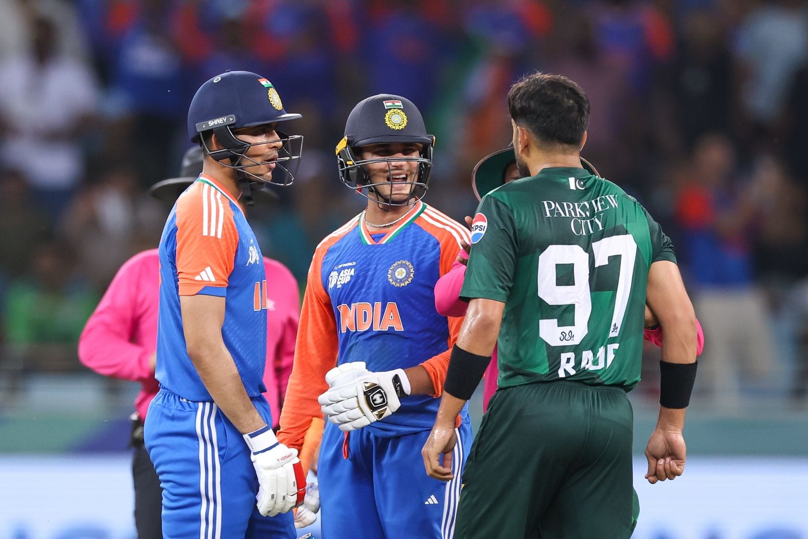 Key highlights, live scores, and fan buzz from Dubai’s Super Four clash, in pictures.