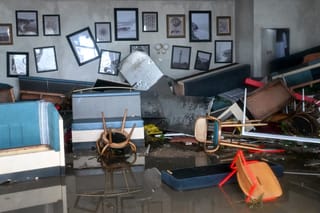 Typhoon Ragasa topples trees, floods restaurants in Hong Kong