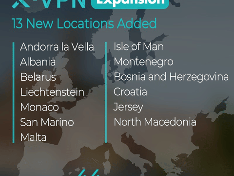 X-VPN expands European coverage 