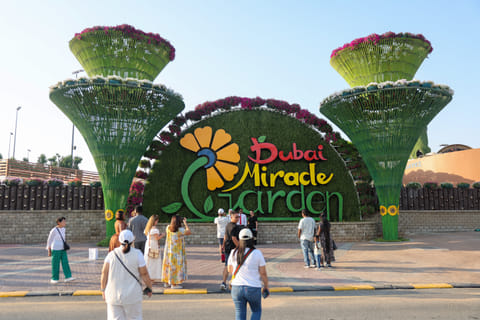 Dubai Miracle Garden is open throughout the season from September 29 to May 31