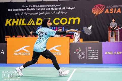 Ghadeer Ali Altahri won gold at the GCC Youth Games in Fujairah in April.