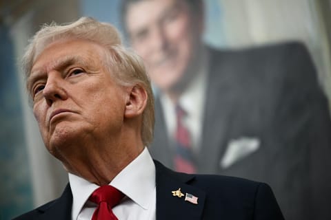 Trump blamed Democrats over the stalled talks and threatened to punish the party.