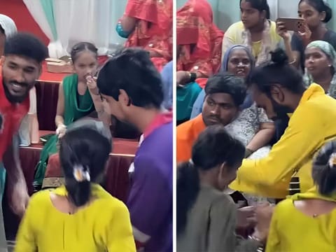 Rivals united by dance: Delivery agents’ Garba video lights up Navratri in India