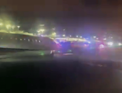 A screengrab showing post-collision scene involving 2 Delta jets on the tarmac at LaGuardia in New York on Thursday. "One of the jets actually lost most of its wing," according to an X post.