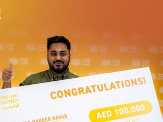 UAE-born Indian expat wins Dh100,000 in Dh100 million UAE Lottery