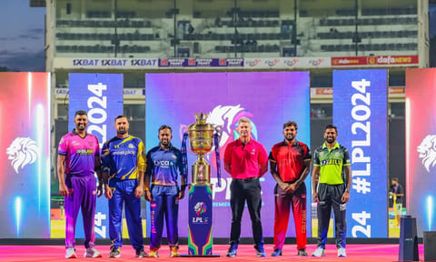 Captains during the Lanka Premier League last year.