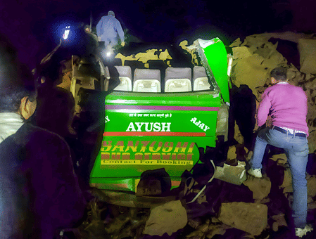 Himachal accident: Prez Murmu, PM Modi express condolences after 18 killed as landslide hits bus