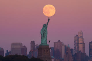 Photos of October's supermoon: A stunning start to a trio of celestial events