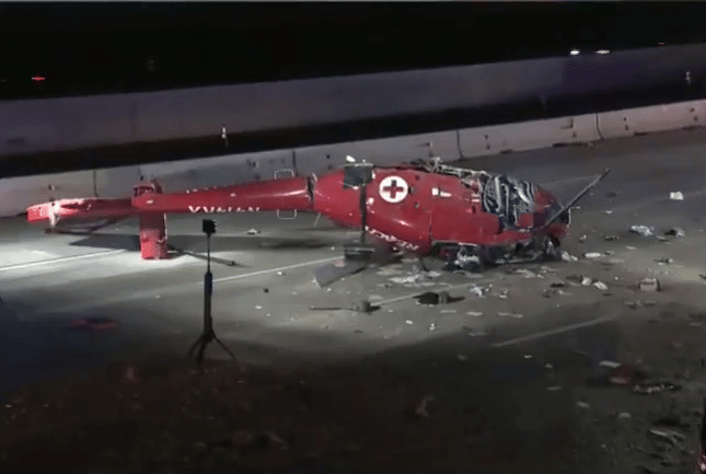 Medical helicopter crashed on a Sacramento freeway Monday evening. The Sacramento Fire Department said the medical helicopter went down shortly after 7 pm on eastbound Highway 50 near 59th Street. Officials are investigating the crash.