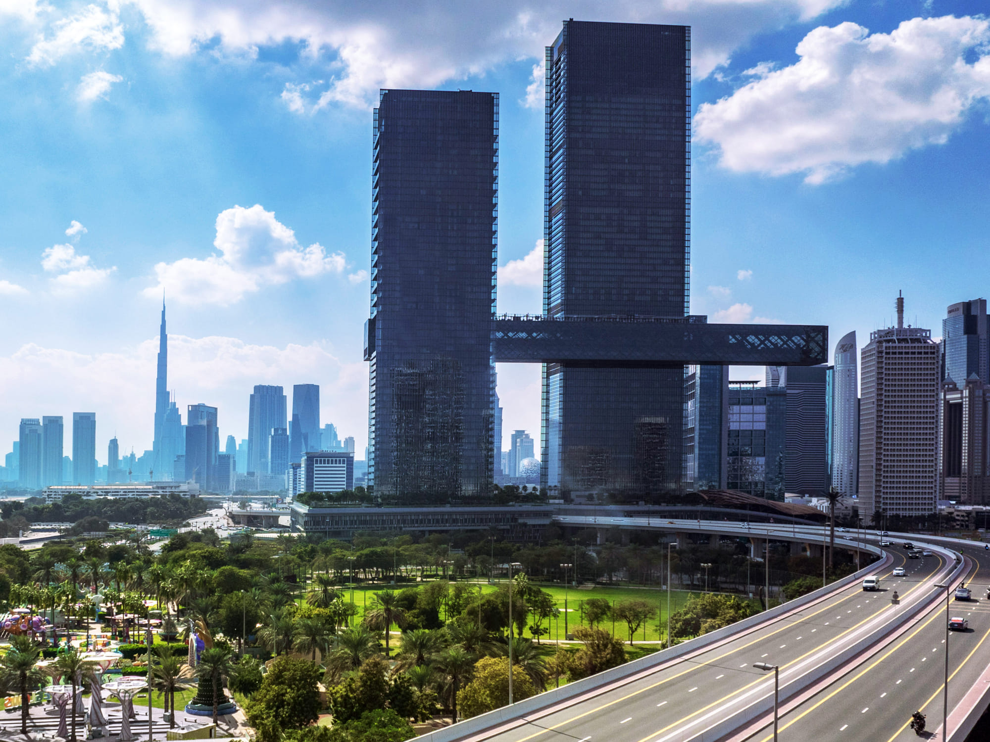 Stock Dubai skyline