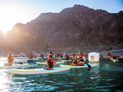 Sunset views at Hatta Dam