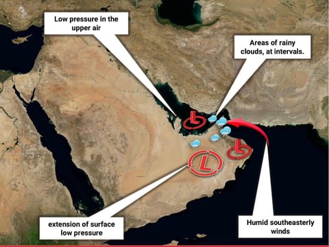 UAE weather update: Low pressure system to bring hail, rain, and strong winds this weekend