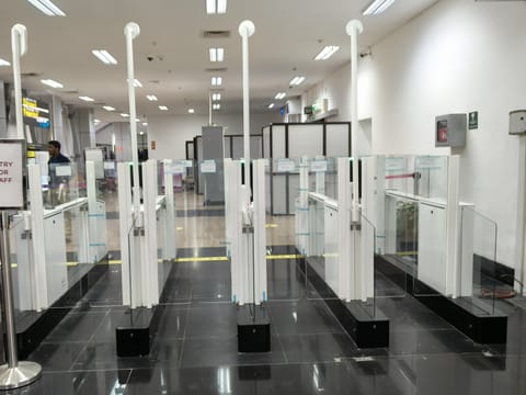 E-Gate services have recently been established at Thiruvananthapuram International Airport.