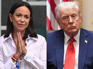When Donald Trump spoke in support of Nobel Peace Prize winner María Corina Machado 