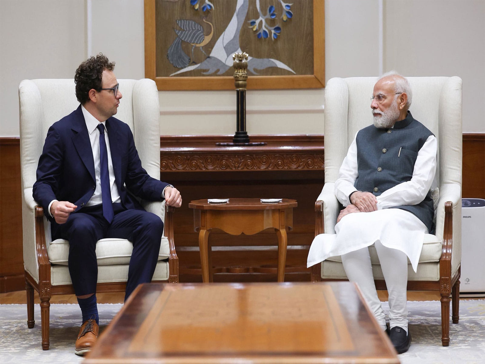 Prime Minister Narendra Modi meets Anthropic CEO, Dario Amodei